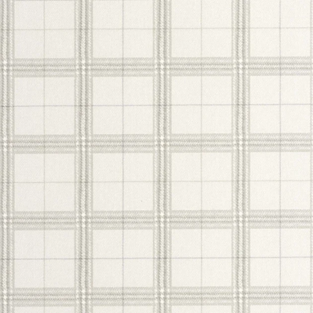 Casadeco 202089140 Tailor Made Gentle Thread Gris Duvet - tapeta imitująca tkaninę w kratę