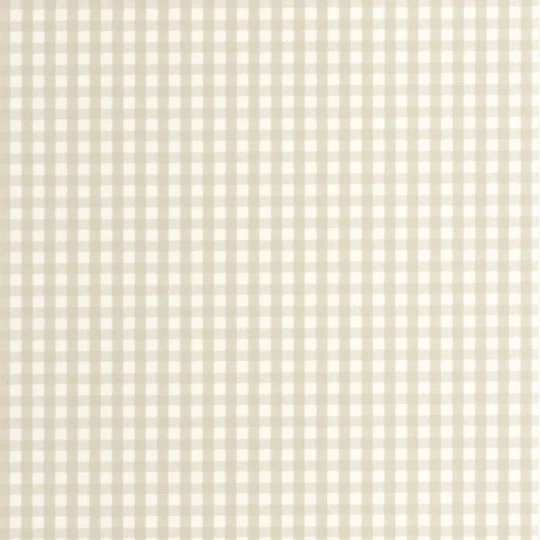 Casadeco 202061012 Tailor Made Gingham Charm Beige Sable - tapeta imitująca tkaninę w kratę