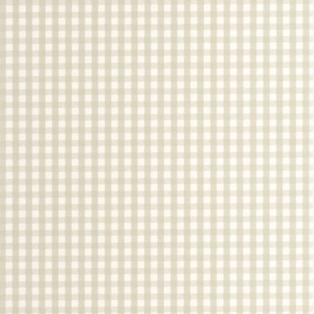Casadeco 202061012 Tailor Made Gingham Charm Beige Sable - tapeta imitująca tkaninę w kratę