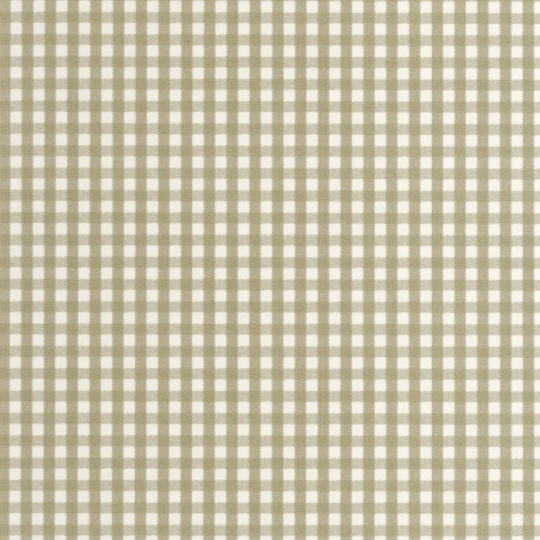 Casadeco 202067052 Tailor Made Gingham Charm Vert Tilleul - tapeta imitująca tkaninę w kratę