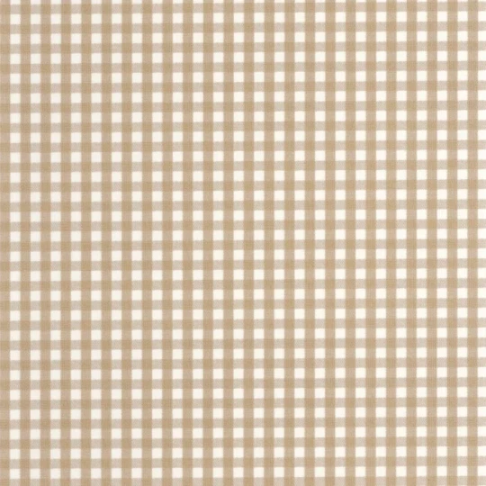 Casadeco 202062201 Tailor Made Gingham Charm Camel - tapeta imitująca tkaninę w kratę