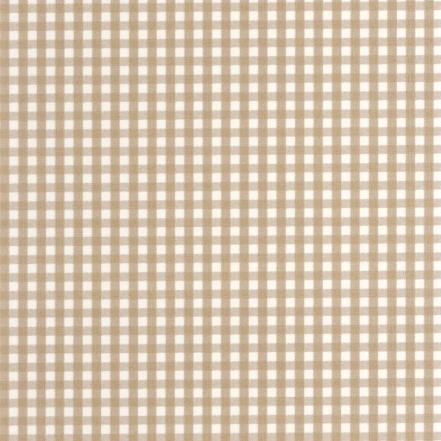 Casadeco 202062201 Tailor Made Gingham Charm Camel - tapeta imitująca tkaninę w kratę