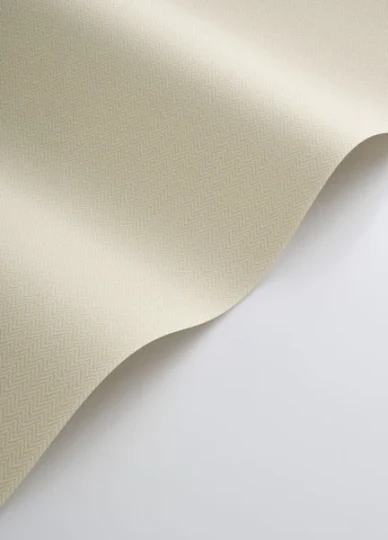 Casadeco 202111847 Tailor Made Herring Flow Beige Sable - tapeta imitująca tkaninę w jodełkę