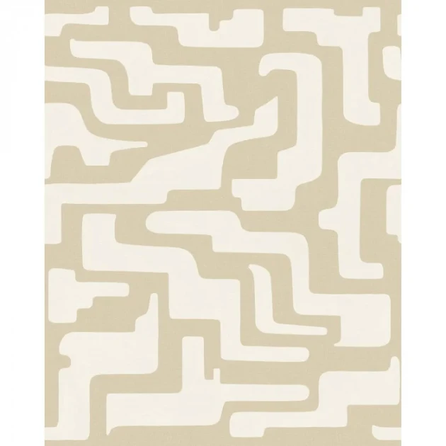 Casadeco 202151205 Rituel Tikal Beige Sable - mural w labirynt