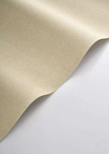 Casadeco 201171234 So Color 6 Caractere Beige Paille - tapeta jednolita imitująca len