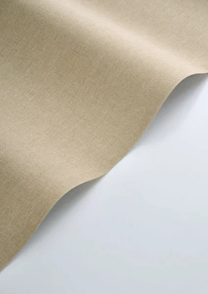 Casadeco 201171414 So Color 6 Caractere Cappuccino - tapeta jednolita imitująca len