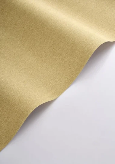 Casadeco 201172332 So Color 6 Caractere Jaune Ble - tapeta jednolita imitująca len