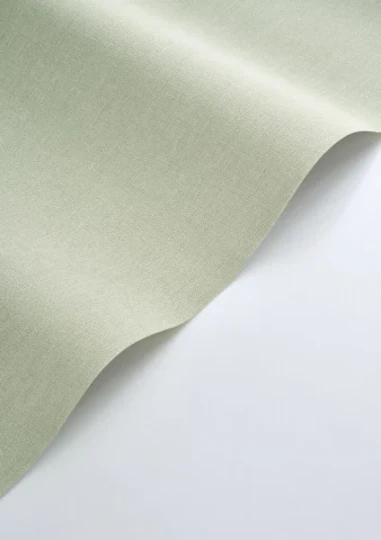 Casadeco 201177117 So Color 6 Caractere Vert Opaline - tapeta jednolita imitująca len