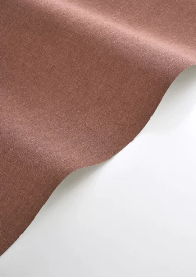 Casadeco 201178505 So Color 6 Caractere Rouge Ecrevisse - tapeta jednolita imitująca len