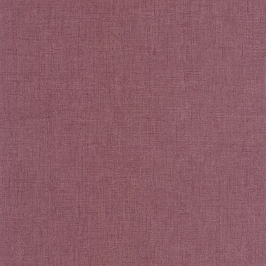 Casadeco 201175454 So Color 6 Caractere Aubergine - tapeta jednolita imitująca len