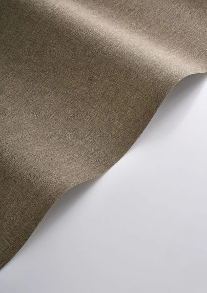 Casadeco 201172525 So Color 6 Caractere Marron Glace - tapeta jednolita imitująca len