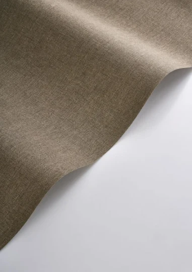 Casadeco 201172525 So Color 6 Caractere Marron Glace - tapeta jednolita imitująca len