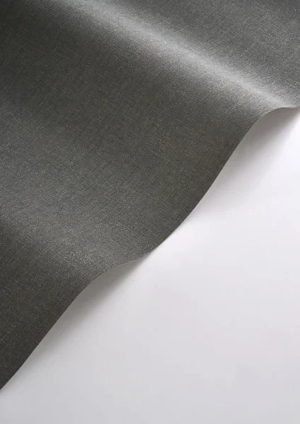 Casadeco 201179595 So Color 6 Caractere Gris Ardoise - tapeta jednolita imitująca len