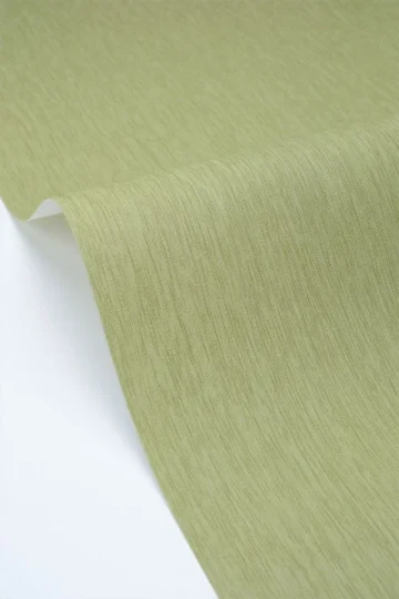 Caselio 107337120 Elea Uni Mat Vert Kaki - tapeta w prążki