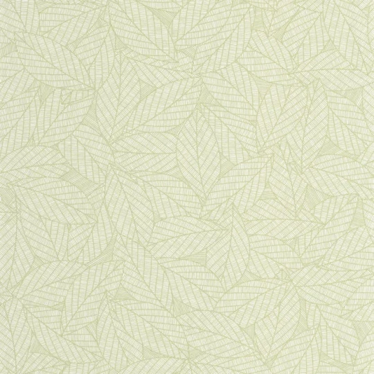 Caselio 107347004 Elea Delora Vert Amande - tapeta w liście
