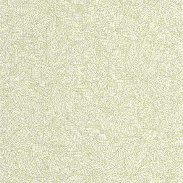 Caselio 107347004 Elea Delora Vert Amande - tapeta w liście