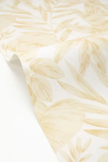 Caselio 107361010 Elea Kalea Beige - tapeta w liście
