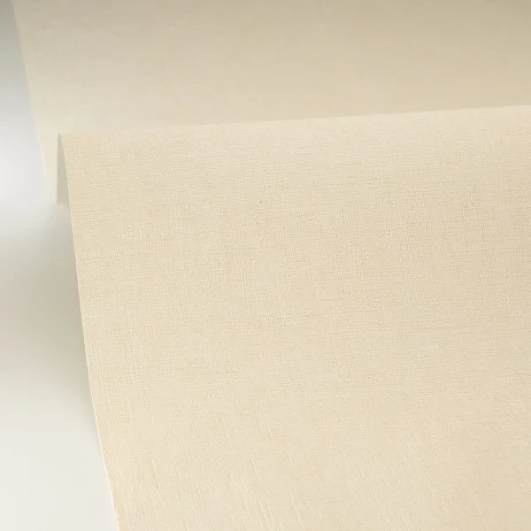 Caselio 103221550 Maison Simeon Uni Mat Avoine - tapeta imitująca len