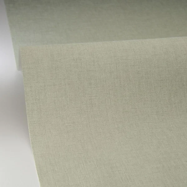 Caselio 103227410 Maison Simeon Uni Mat Vert eucalyptus - tapeta imitująca len