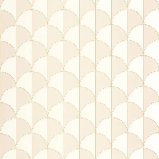 Caselio 107410103 Maison Simeon Mariette Beige - tapeta w palmety art deco