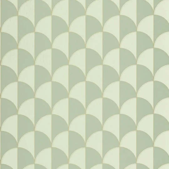 Caselio 107414018 Maison Simeon Mariette Vert de gris - tapeta w palmety art deco