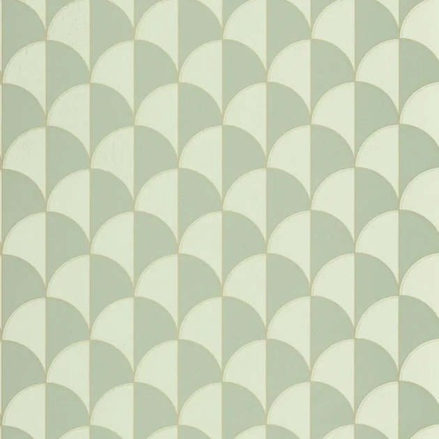 Caselio 107414018 Maison Simeon Mariette Vert de gris - tapeta w palmety art deco