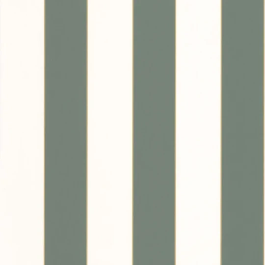 Caselio 101077144 Maison Simeon Moonlight Golden Lines Vert eucalyptus blanc - tapeta w paski