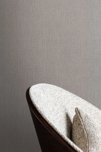 Caselio 2101569289 Natté 2 Uni Natte Gris granit - tapeta imitująca matową tkaninę