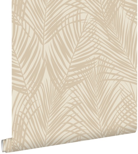 Esta 139430 Bloom Palm leafs light beige - tapeta w duże liście palmowe