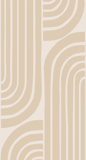 Esta 159253 Bloom Mural Art Deco Motif beige - mural w geometryczny wzór art deco