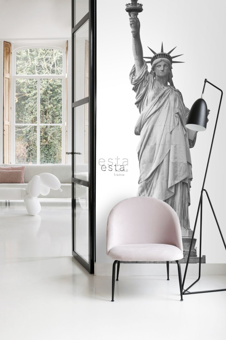 Esta 157701 XL² Photowalls statue of liberty gray - mural w Statuę Wolności
