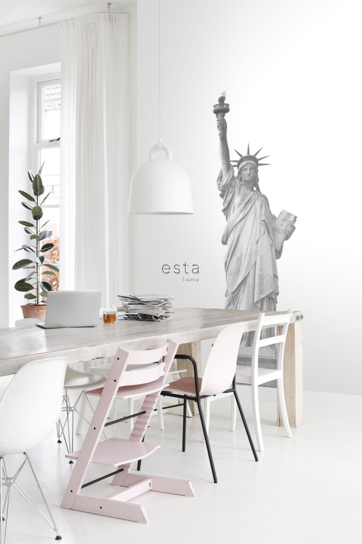Esta 157701 XL² Photowalls statue of liberty gray - mural w Statuę Wolności