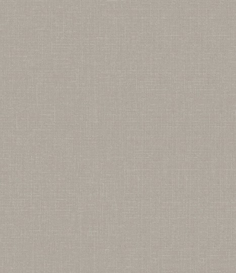 Esta 127645 Isabelle plain mat with linen texture taupe - tapeta imitująca len