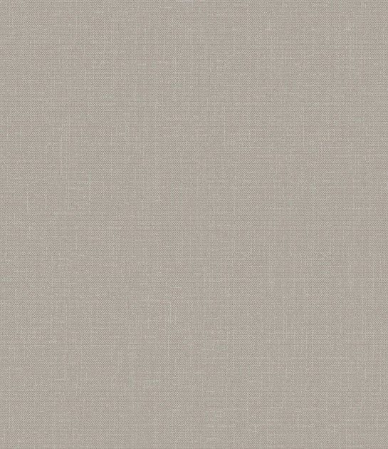 Esta 127645 Isabelle plain mat with linen texture taupe - tapeta imitująca len