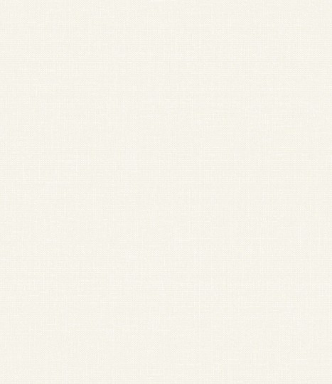 Esta 127641 Isabelle plain mat with linen texture cream white - tapeta imitująca len