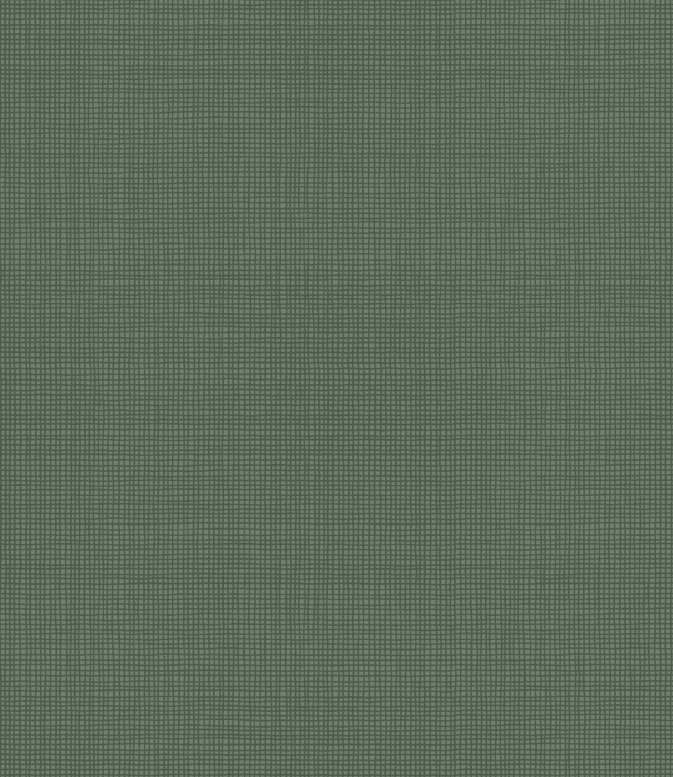 Esta 139240 Pom Pom Pie Linen look dark green - tapeta imitująca len