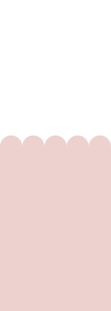 Esta 159231 Pom Pom Pie Scalloped wall soft pink - mural w fale
