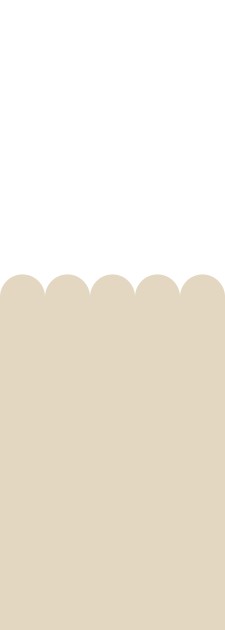 Esta 159231 Pom Pom Pie Scalloped wall sand beige - mural w fale