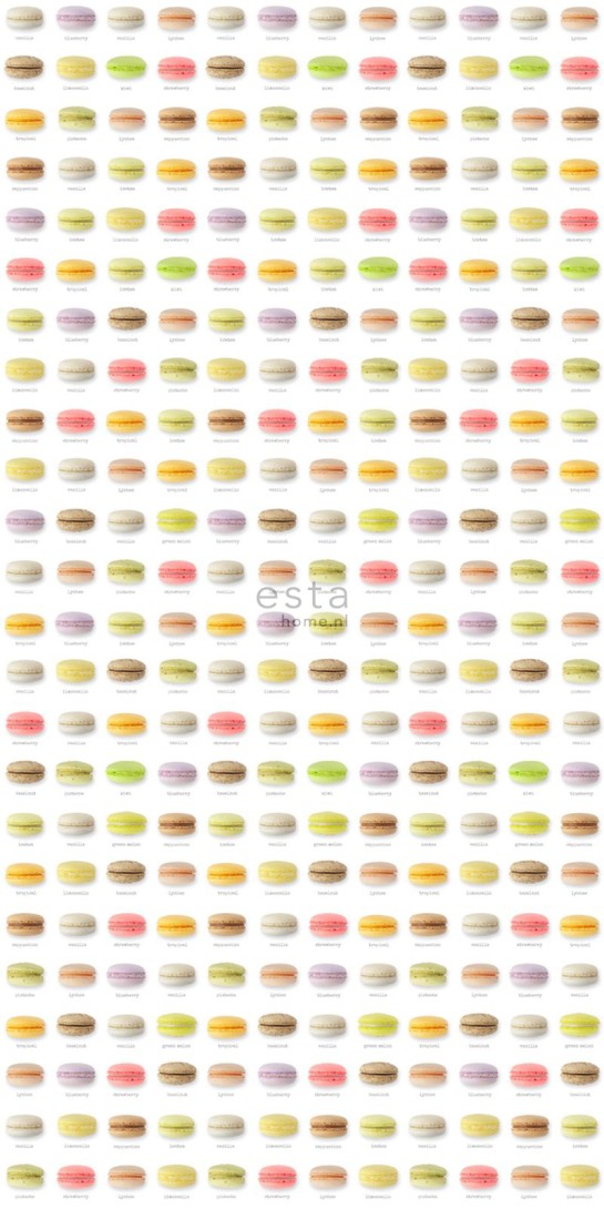 Esta 158103 Pretty Nostalgic XXL macarons multi color - tapeta w makaroniki
