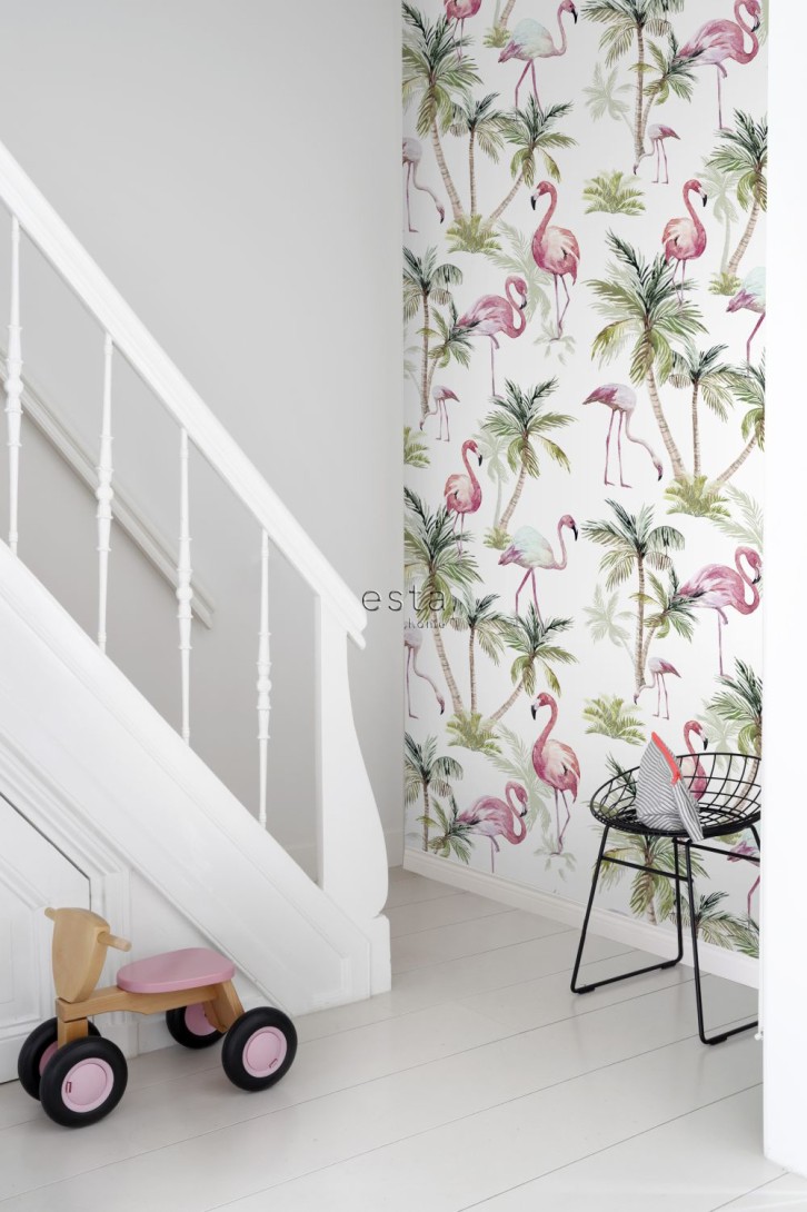 Esta 158844 XL² Photowalls XXL flamingos pink - tapeta we flamingi