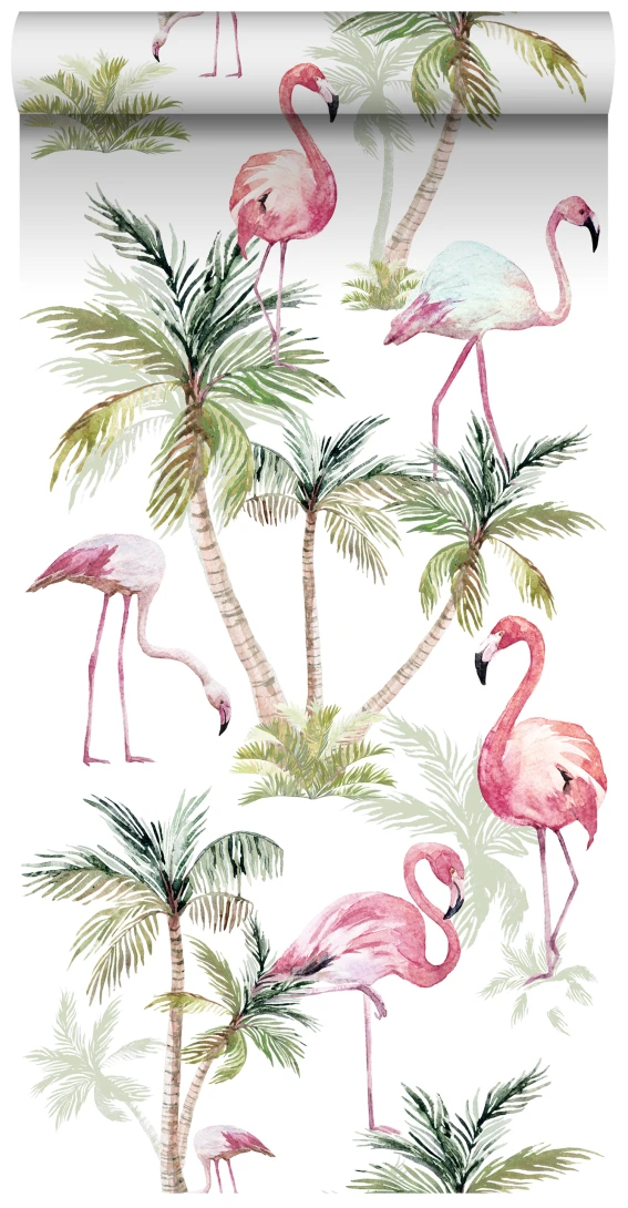 Esta 158844 XL² Photowalls XXL flamingos pink - tapeta we flamingi