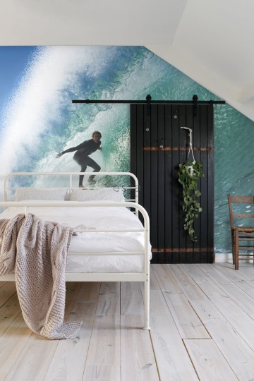 Esta 158852 Walls for Kids XL2 Surfer blue and sea green - mural w surfera