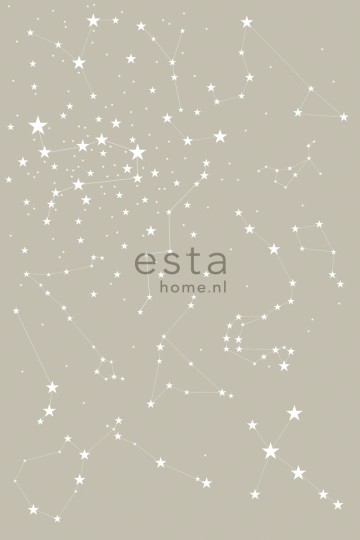 Esta 158705 Walls for Kids XL2 Starry night taupe - mural dla dzieci w gwiazdy