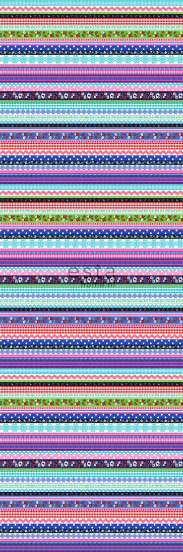 Esta 158107 Walls for Kids XL2 Little bows multi color - mural dla dzieci w paski eklektyczne