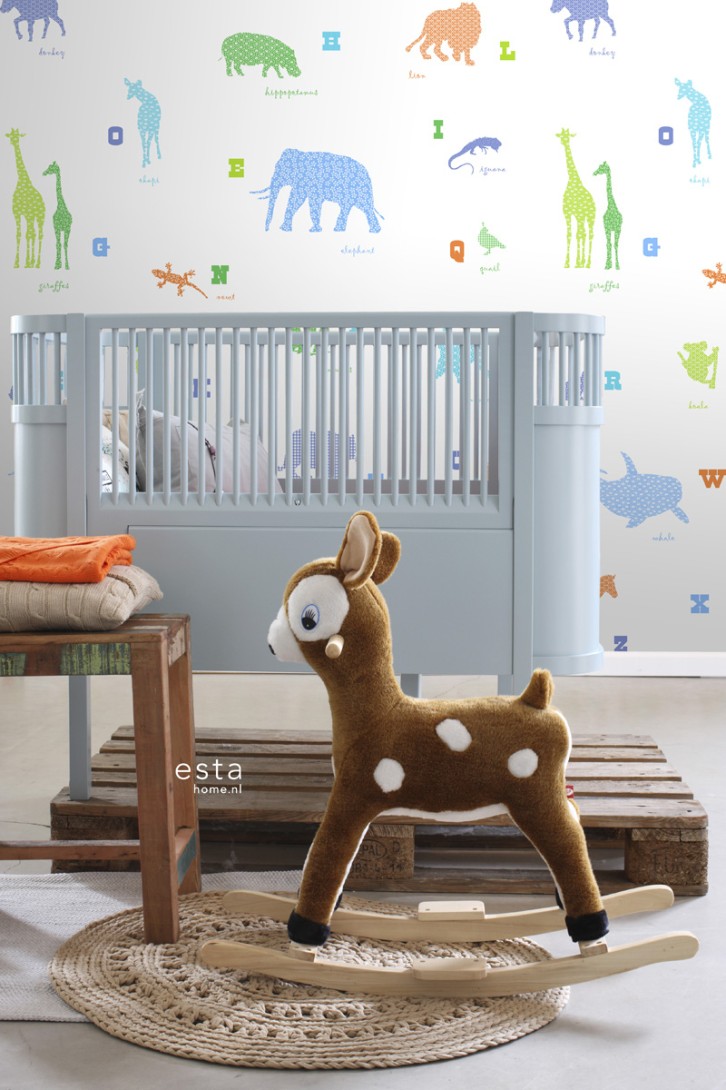 Esta 157320 Walls for Kids XL2 Animals multicolor - mural dla dzieci w zwierzęta