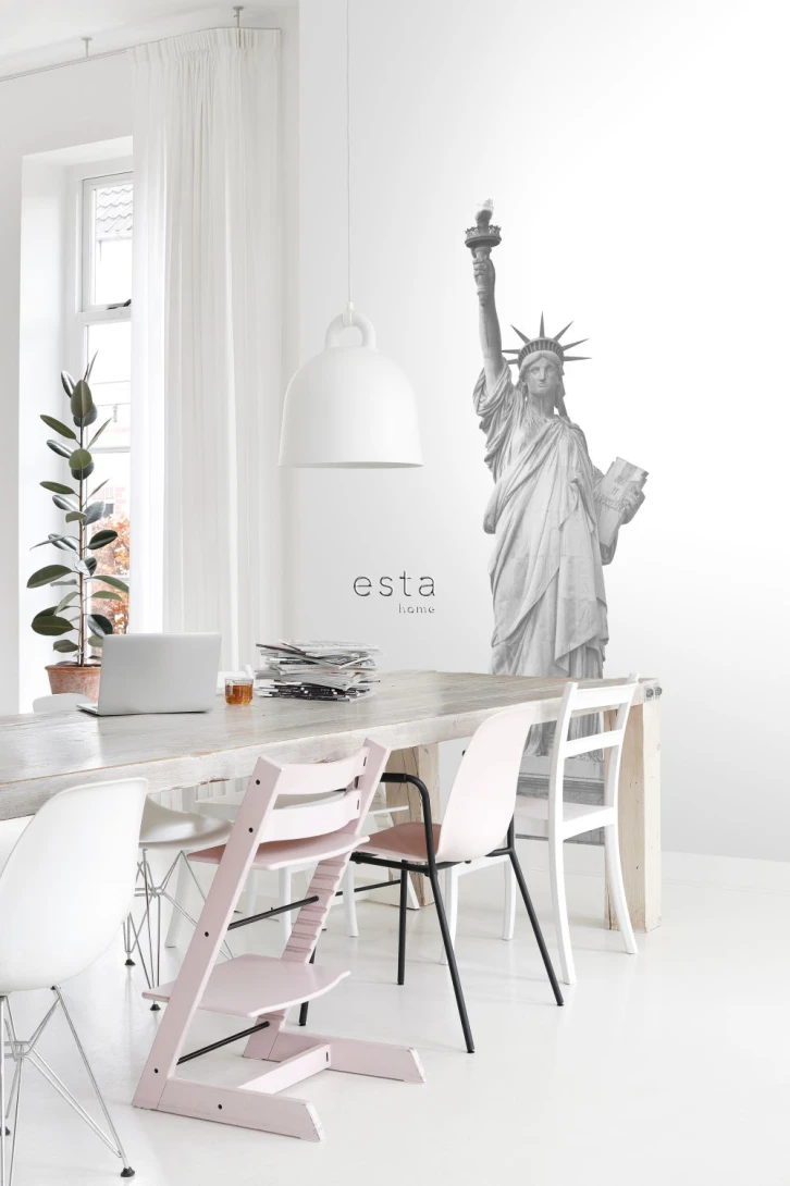Esta 157701 XL² Photowalls statue of liberty gray - mural w Statuę Wolności
