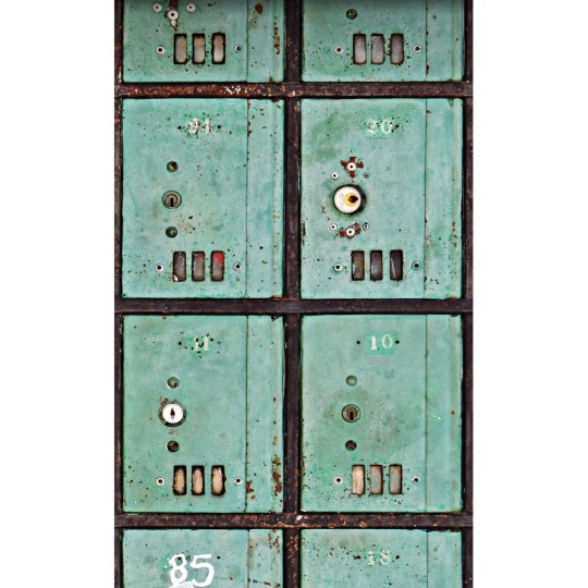 Esta 158204 XL² Photowalls letterboxes sea green - mural w skrzynki na listy