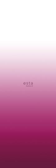 Esta 158819 XL² Photowalls floor to ceiling dip dye gradient candy pink and matt white - mural w gradient