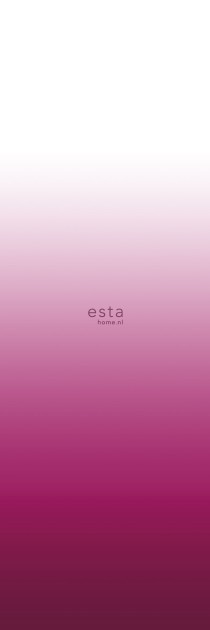 Esta 158819 XL² Photowalls floor to ceiling dip dye gradient candy pink and matt white - mural w gradient