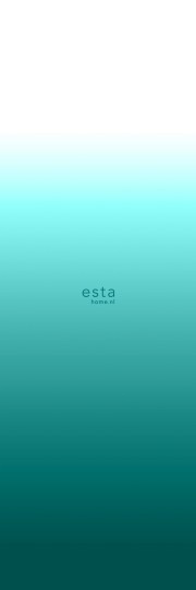Esta 158820 XL² Photowalls floor to ceiling dip dye gradient intense turquoise and matt white - mural w gradient